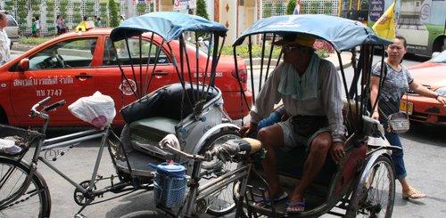 Bangkok Straßenszene Nonthaburi