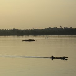 Se San Fluss einer der Nebenflüsse des Mekong in der Provinz Ratanakiri