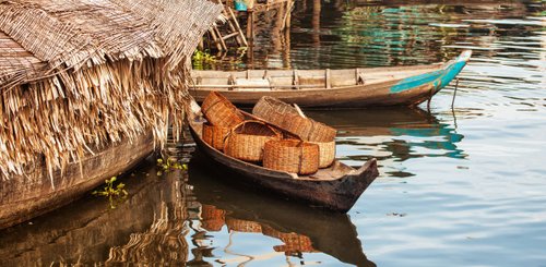 Schwimmendes Dorf am Tonle Sap