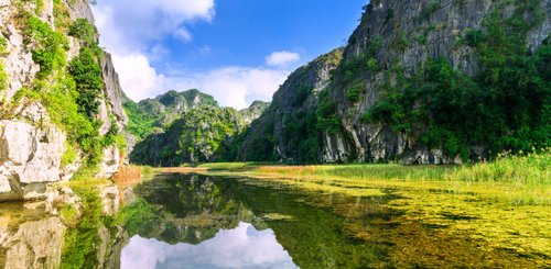 Van Long Ninh Binh Vietnamreise Trockene Halongbucht