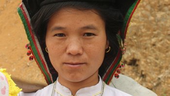 Frau in Dien Binh Mai Chau ("Little Sapa") Nordwesten von Vietnam