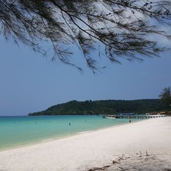 Kambodscha Koh Rong weißer Traumstrand für Traumurlaub