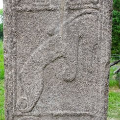 Symbolstein der Pikten in der Nähe von Aberdeen