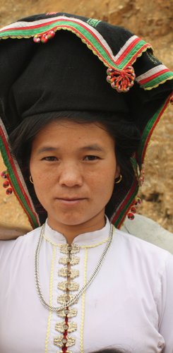 Frau in Dien Binh Mai Chau ("Little Sapa") Nordwesten von Vietnam