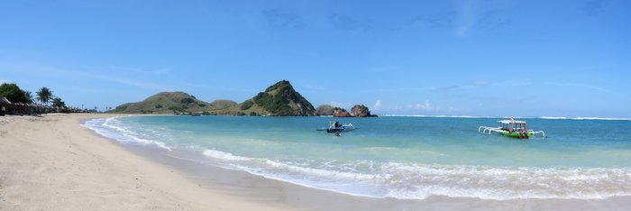 Strand vor dem Novotel Lombok