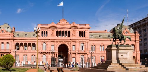 Praesidentenpalast Casa Rosada in Buenos Aires, Argentinien