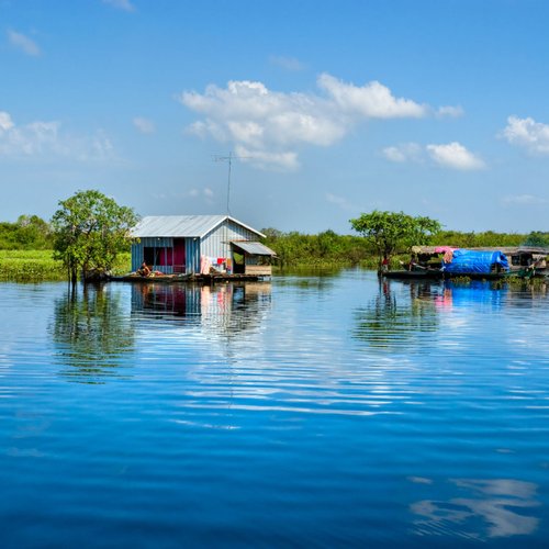 Hausboot am Tonle Sap 