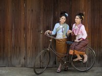 traditionelle Stadt Chiang Khan bei Loei