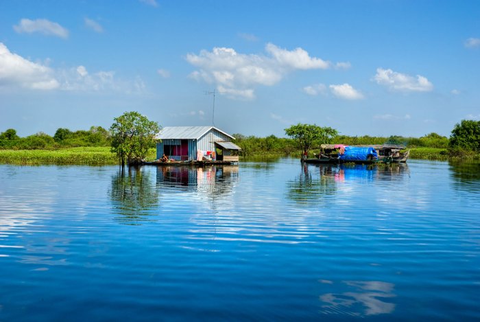 Hausboot am Tonle Sap 