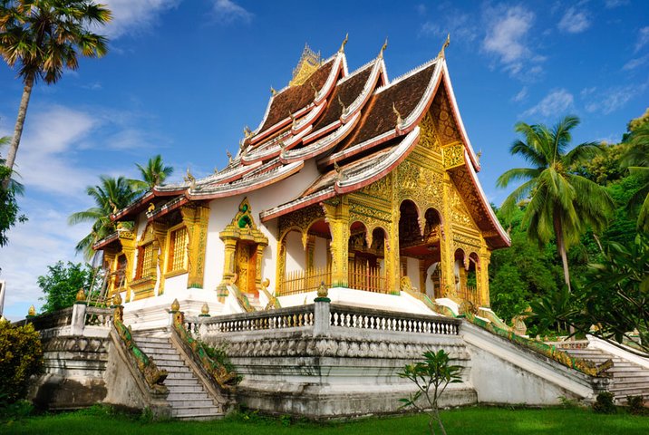 Wat Xieng Tong Tempel Luang Prabang Laos Teil des UNESCO Welterbe