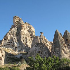 Landschaft in Kappadokien Zentralanatolien