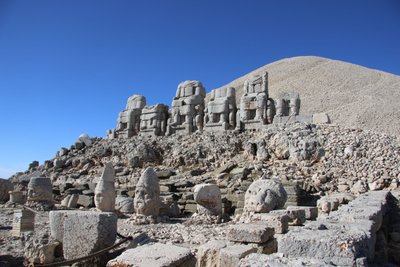 Nemrut Dag Südostanatolien Grabhügel des Königs Antiochos von Kommagene