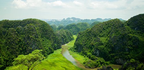 Ninh Binh Trockene Halongbucht Vietnam