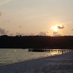 Kambodscha Koh Rong traumhafte Sonnenuntergänge