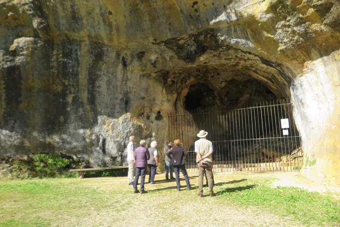 vor der Besichtigung von Les Combarelles in Les Eyzies de Tayac