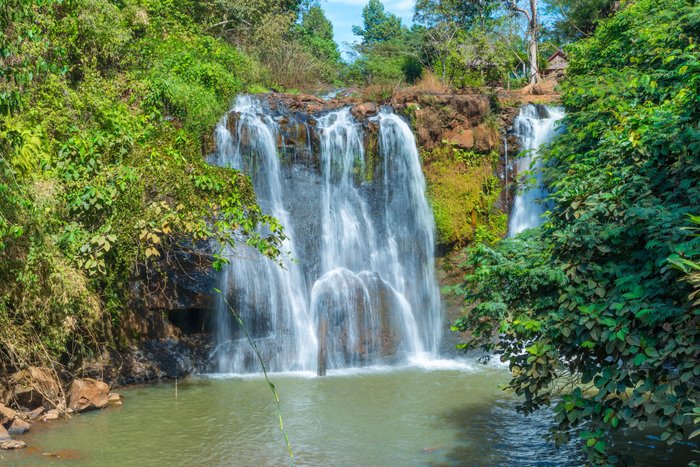 Kachanh Wasserfall bei Banlung Ratanakiri