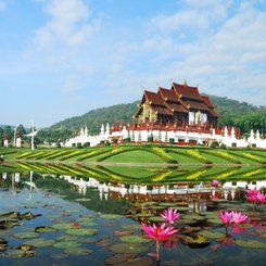 Ho Kum Luang Königlicher Pavillon Königliche Blumenausstellung Chiang Mai