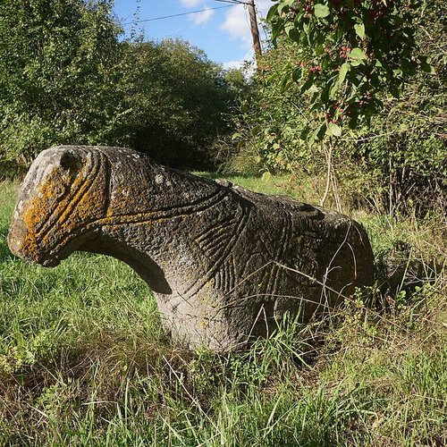 Mittelalterliche Skulptur in Dmanisi 