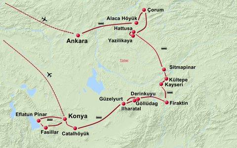 Zentralanatolien - Auf den Spuren der Hethiter mit Hattusa