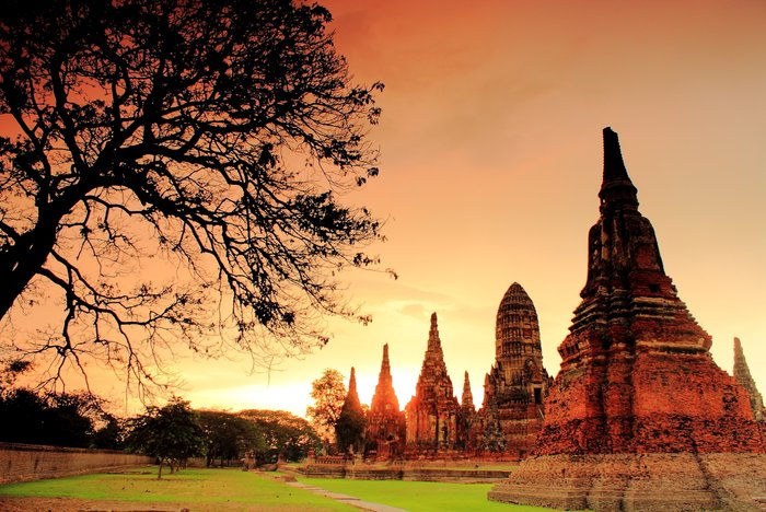 Wat Chaiwatthanaram Ayutthaya Thailand Siam