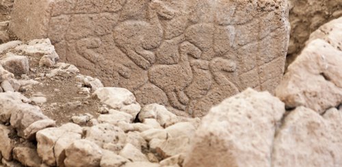 Göbeklitepe Detail der Ausgrabung