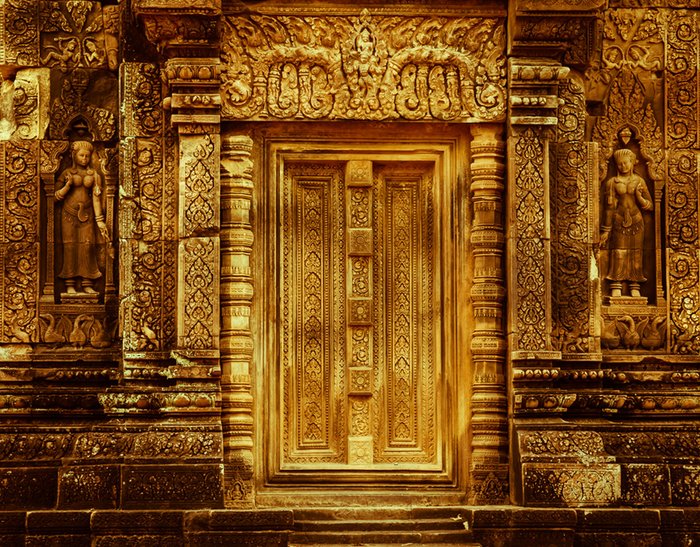 Detail Banteay Srei Siem Reap - Kambodscha Indochina