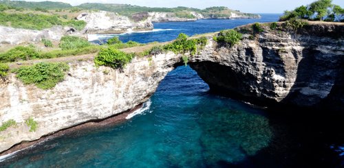 Nusa Penida Broken Bay Aussicht