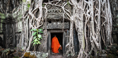 Moench Angkor Wat Kambodscha