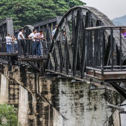 Brücke am Kwai Fluss