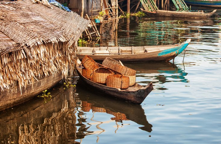 Schwimmendes Dorf am Tonle Sap