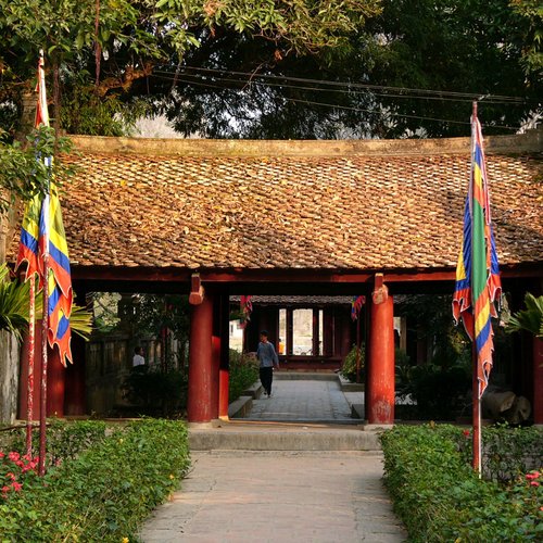 Hoa Lu Ninh Binh Trockene Halongbucht Vietnam King Dinh Tempel