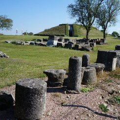 Alise Sainte Reine panorama du site d'Alésia