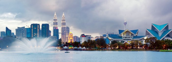 Malaysia Skyline von Kuala Lumpur