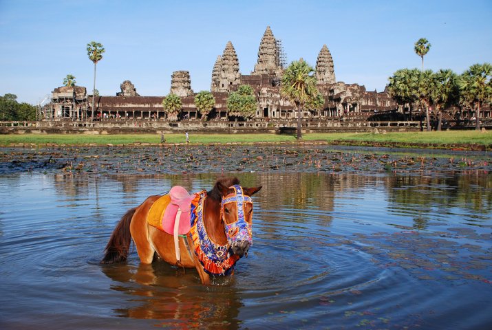 Angkor Wat Siem Reap Kambodscha Indochina